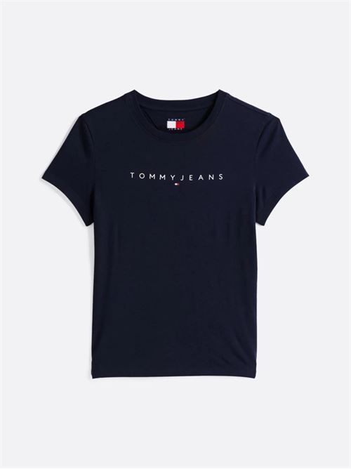 TJW SLIM LINEAR TEE TOMMY JEANS | DW0DW18398/C1G